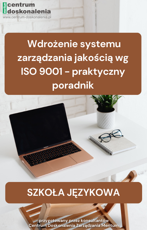 Wdrożenie systemu zarządzania jakością wg ISO 9001 w SZKOLE JĘZYKOWEJ